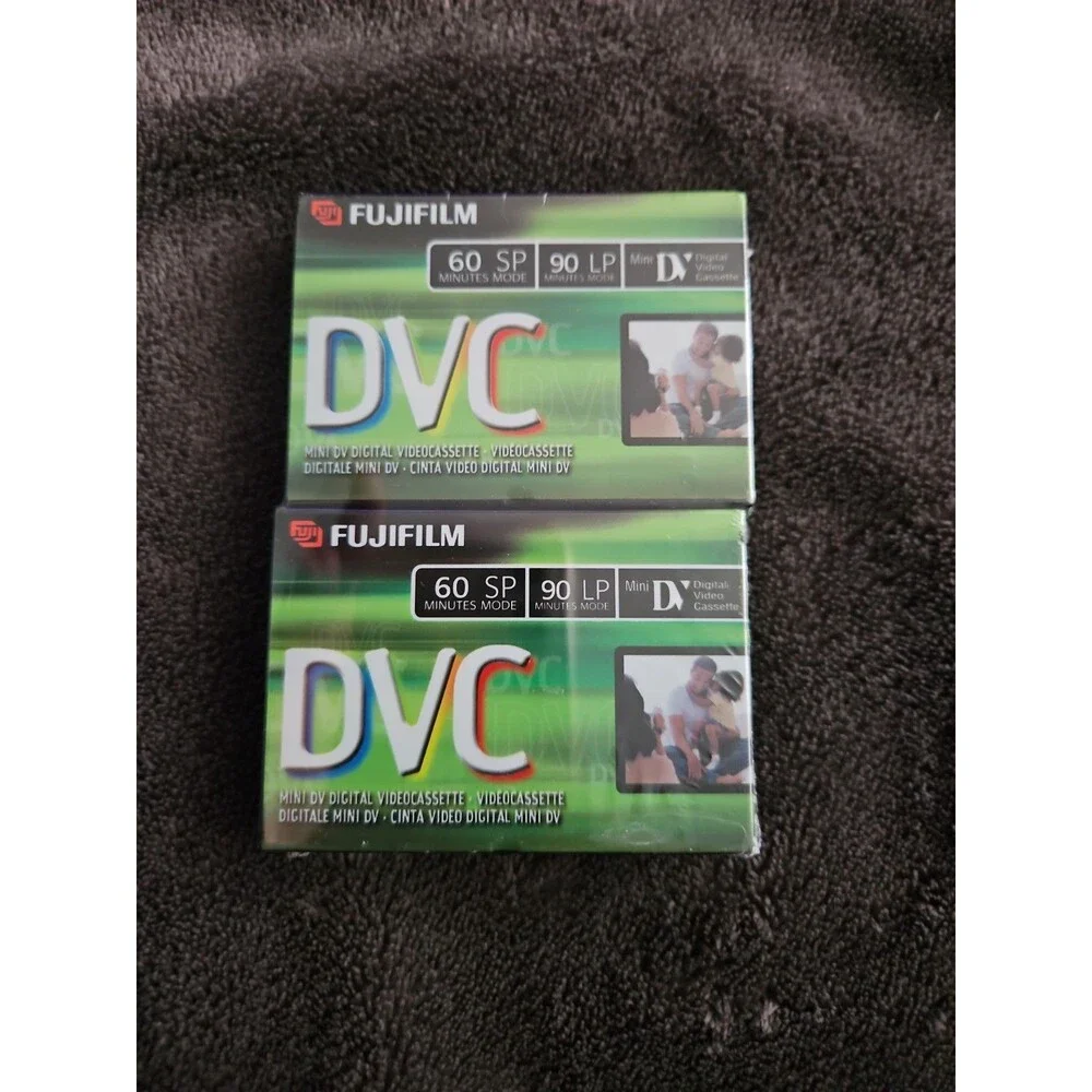Fujifilm DVC Mini DV 90 LP 60 min Tape Pack of 2